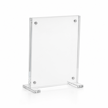 Acrylglas-Bilderrahmen magnetisch, 2 × 10 mm, zum Aufstellen