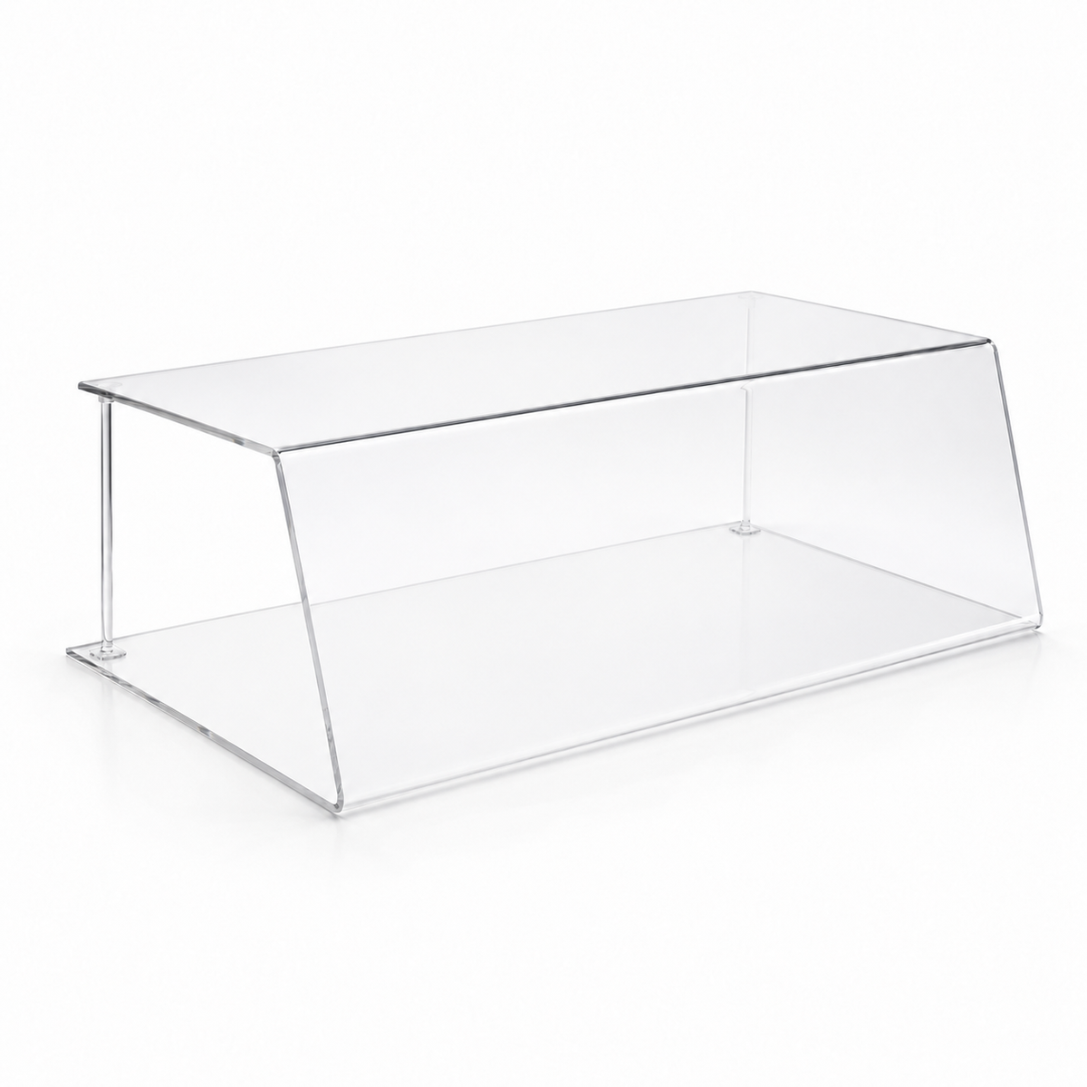 Spuckschutz Thekenaufsatz aus Acrylglas für Kuchenverkauf