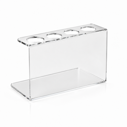 Eistütenhalter Acryl 4-Loch – Waffelhalter transparent