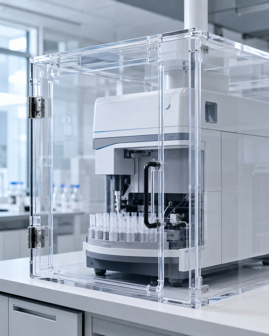 Kunststoffteile für Medizin- und Labortechnik nach Zeichnung