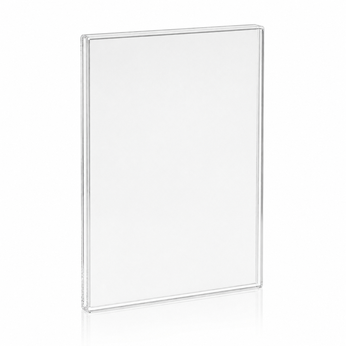 Acryl-Schildhalter DIN A4, 12 mm, transparent, mit Klebepads
