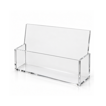 Tischprospekthalter Acrylglas Querformat – DIN A4, A5, A6, A7 und DIN lang, Fülltiefe 43 mm